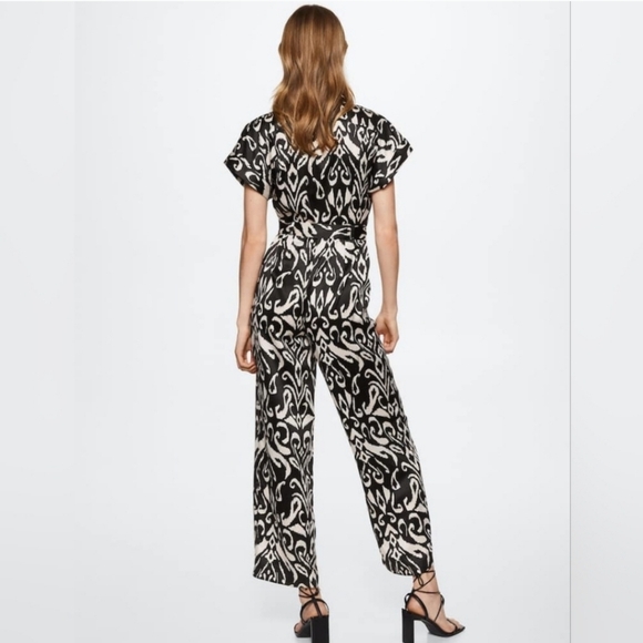 MANGO Printed jumpsuit - Picture 4 of 5